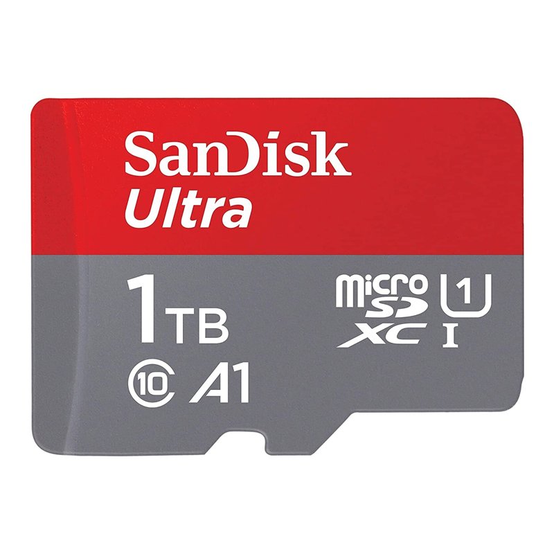 SANDISK ULTRA 1TB MICROSD MEMORY CARD - 120MB/s