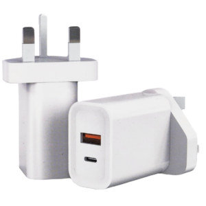 DigitPlus PD-013 GAN 27W Dual Port USB-C to Lightning Home Charger 