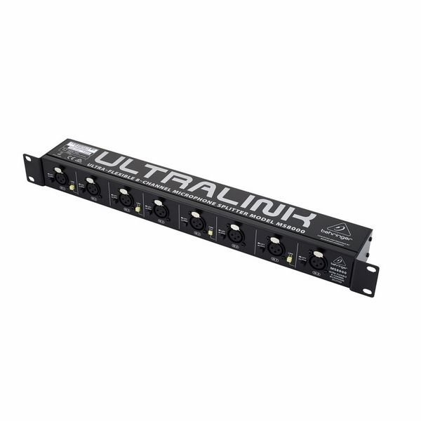Behringer Ms8000 Ultra Flexible Microphone Splitter 8 Channel