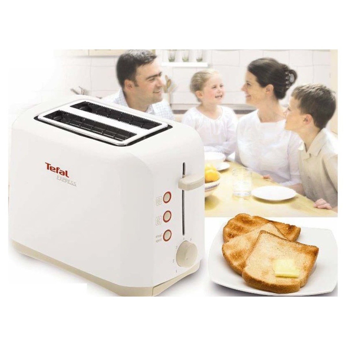 TEFAL Toaster 2-Slice Toaster 850W TT357170