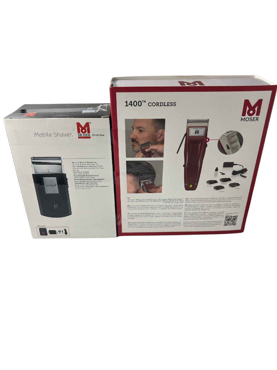 MOSER Combo Pack Travel Shaver & cordless trimmer - الصورة 2