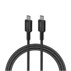 Anker A81F5H 322 Usb C To Usb C Cable Braided 60W (0.9M/3Ft)