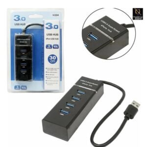 Black - USB HUB For 4 Ports 30cm