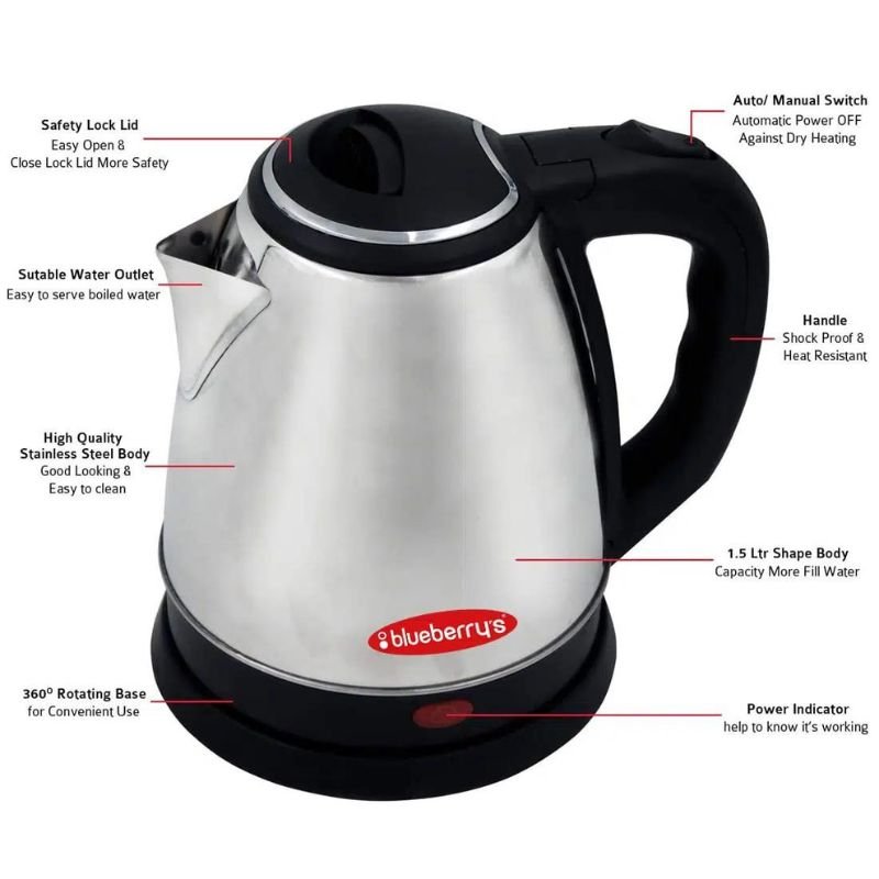 BlueBerry's Zesto 1.8L Kettle - الصورة 2