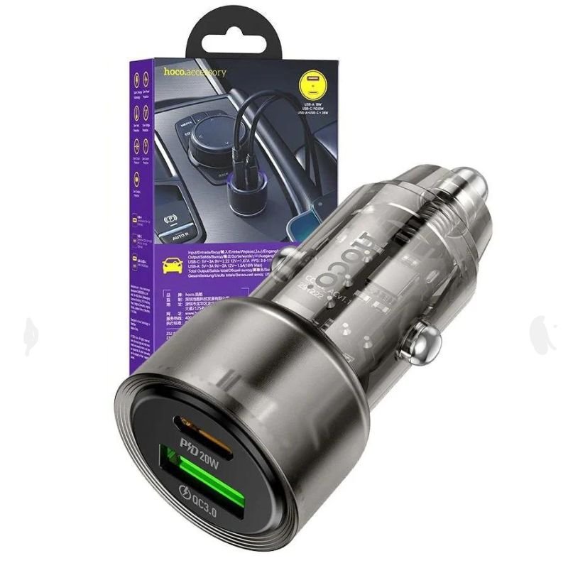 HOCO Z52 PD20w mini Dual port USB Car Adaptor