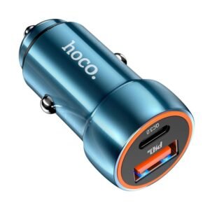 HOCO Z46A PD20W (USB A+USB C) Dual port Car Adaptor