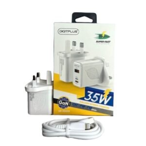 DigitPlus  DP-PD033 Gan 35W TRIO Port (USB-A+C+L) Superfast Charger    