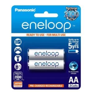PANASONIC  PE AAX2 Eneloop Rechargeable Battery    