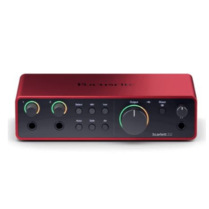 FOCUSRITE SCARLETT2i2 4th GEN AUDIO INTERFACE