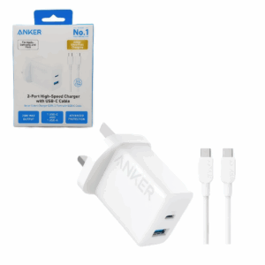 Anker Charger B2348K21 2port High Speed With 1.5m cable 20w