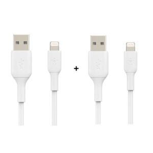 Belkin Data Cable CAA001 Usb A to Lightning ( 2 Pack ) Silicon 1mtr