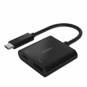 Belkin AVC002btbk Usb C to Hdmi+Power 60w