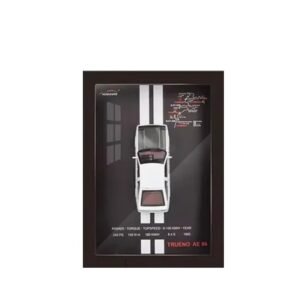 Mini Auto Metal Car Toyota Trueno AE86 DT-8017A 3D Frame