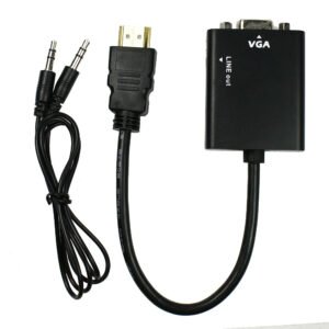 Vga To Hdmi Adapter With Audio Box Pack
