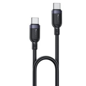 Yesido Data Cable CA190 Brided Usb C to Usb C 60w 1.2mtr