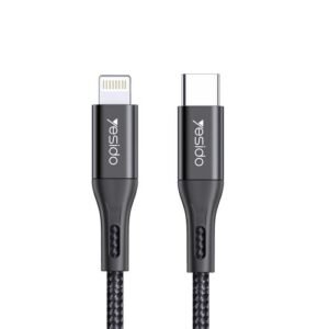 Yesido Data Cable CA191 Brided Usb C to Lightning 60w 2mtr