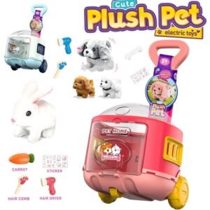 Cleo-TY Cute Plush Pet Trolley HT-061