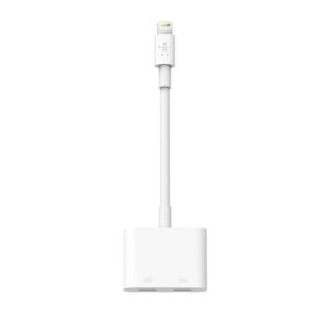 Belkin Adapter F8J198btWHT Lightning to Lightning Audio+Charger