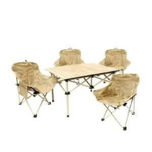 Cleo-SFO Folding Table With 4 Chairs Set NGB295