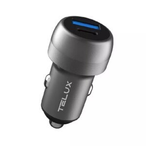 Telux Car Charger CCPG38-C Powergo PD Dual Port with Cable 38w