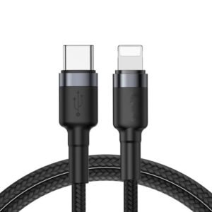 Telux Data Cable CBFXCL-01 Flexix Brided Usb C to Lightning 1mtr