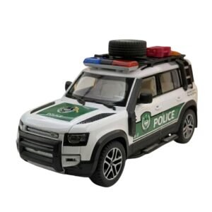 Cleo-TY Metal Car Land Rover Police Size 1.22