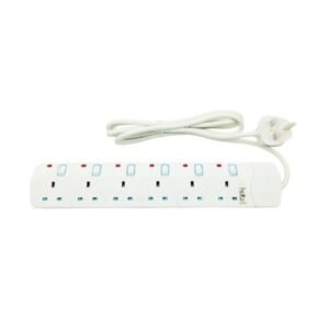 Philips Extension 6 Socket CHP316W/56 3M