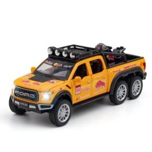 Cleo-TY Metal Car Ford Raptor F150 Red Bull Edition