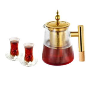 Dlc Glass Tea Pot With Filter 750ML 36298
