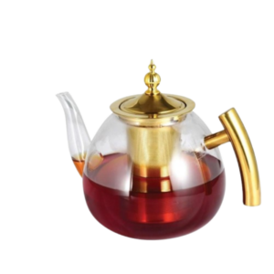 Dlc Glass Tea Pot With Filter 1.2L 36417