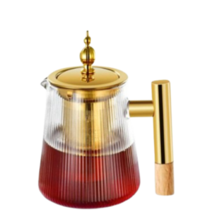 Dlc Glass Tea Pot With Filter 750ML 36298