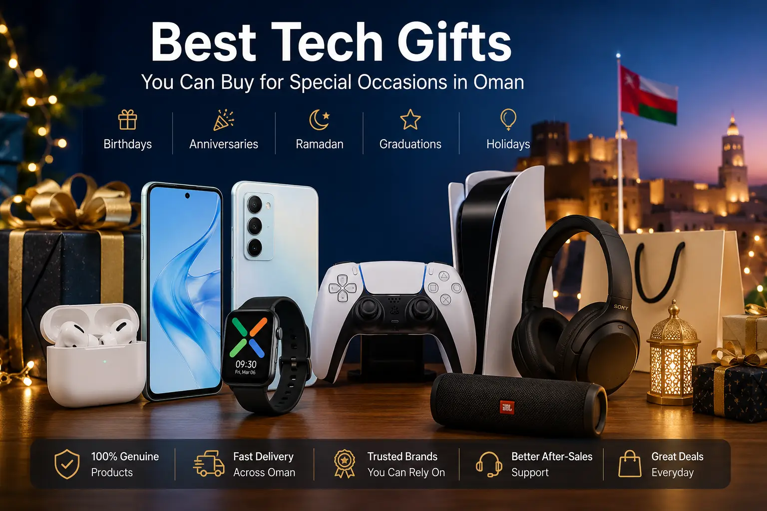 Best Tech Gifts You Can Buy for Special Occasions in Oman