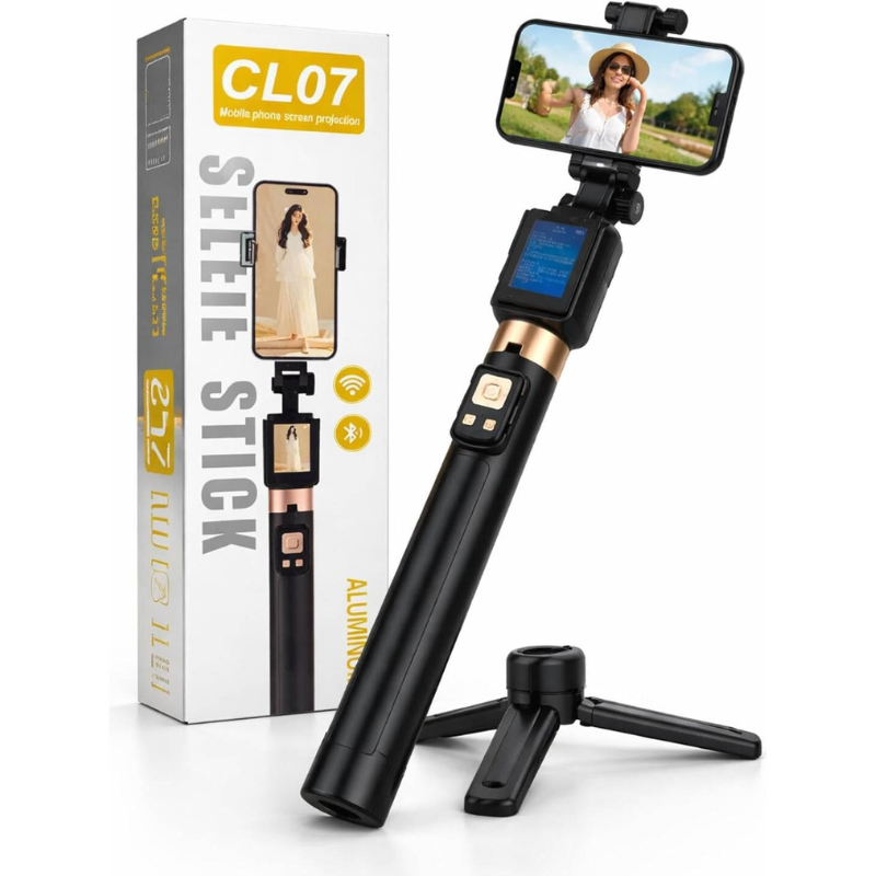 Cleo-MA Selfie Stick With Screen CL07 NGB