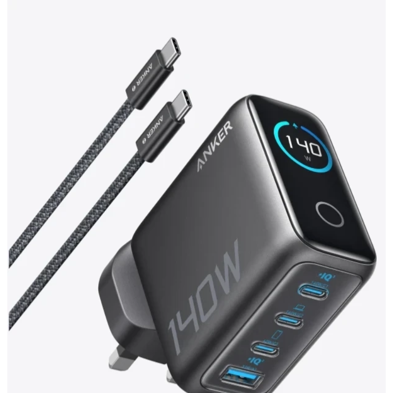 Anker B2697 140W 4-Port PD 3.1 Charger with USB-C Cable