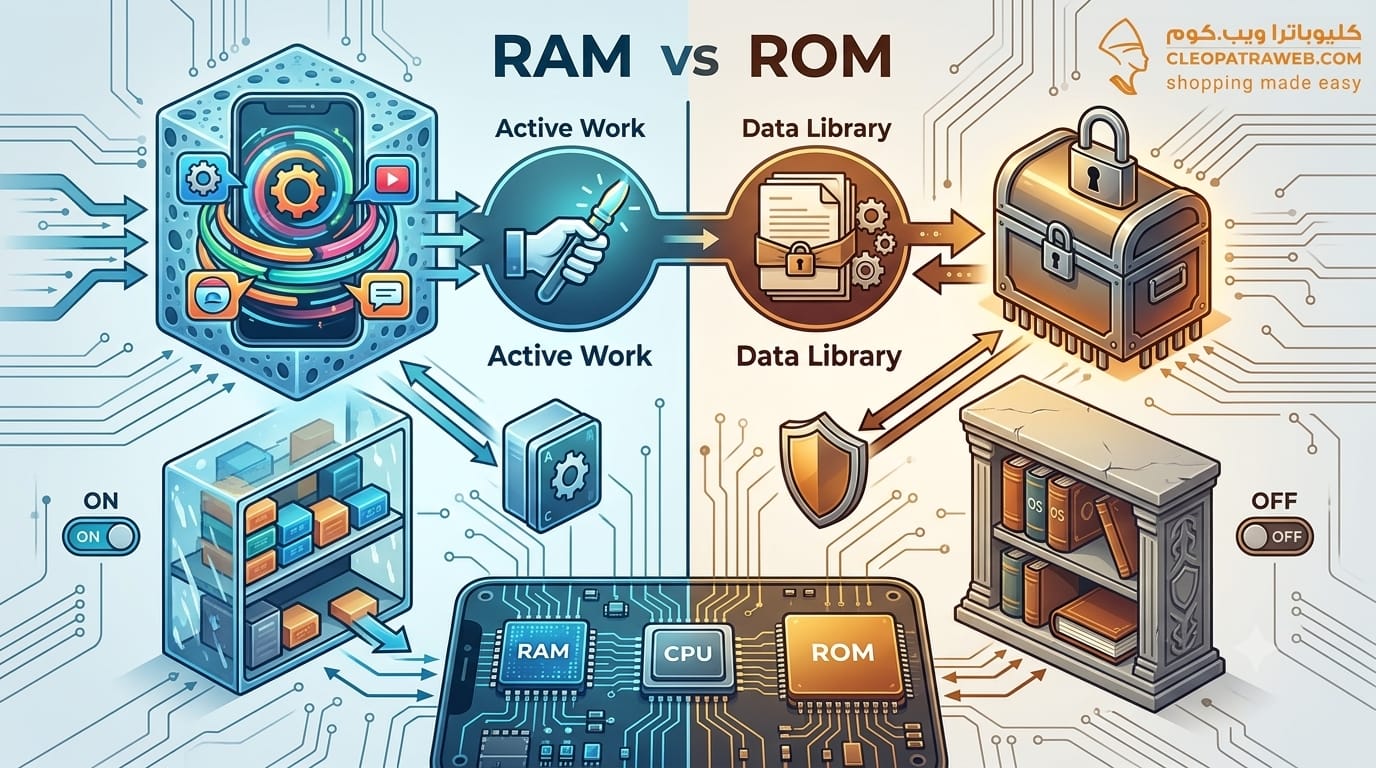 ماذا تعني RAM و ROM