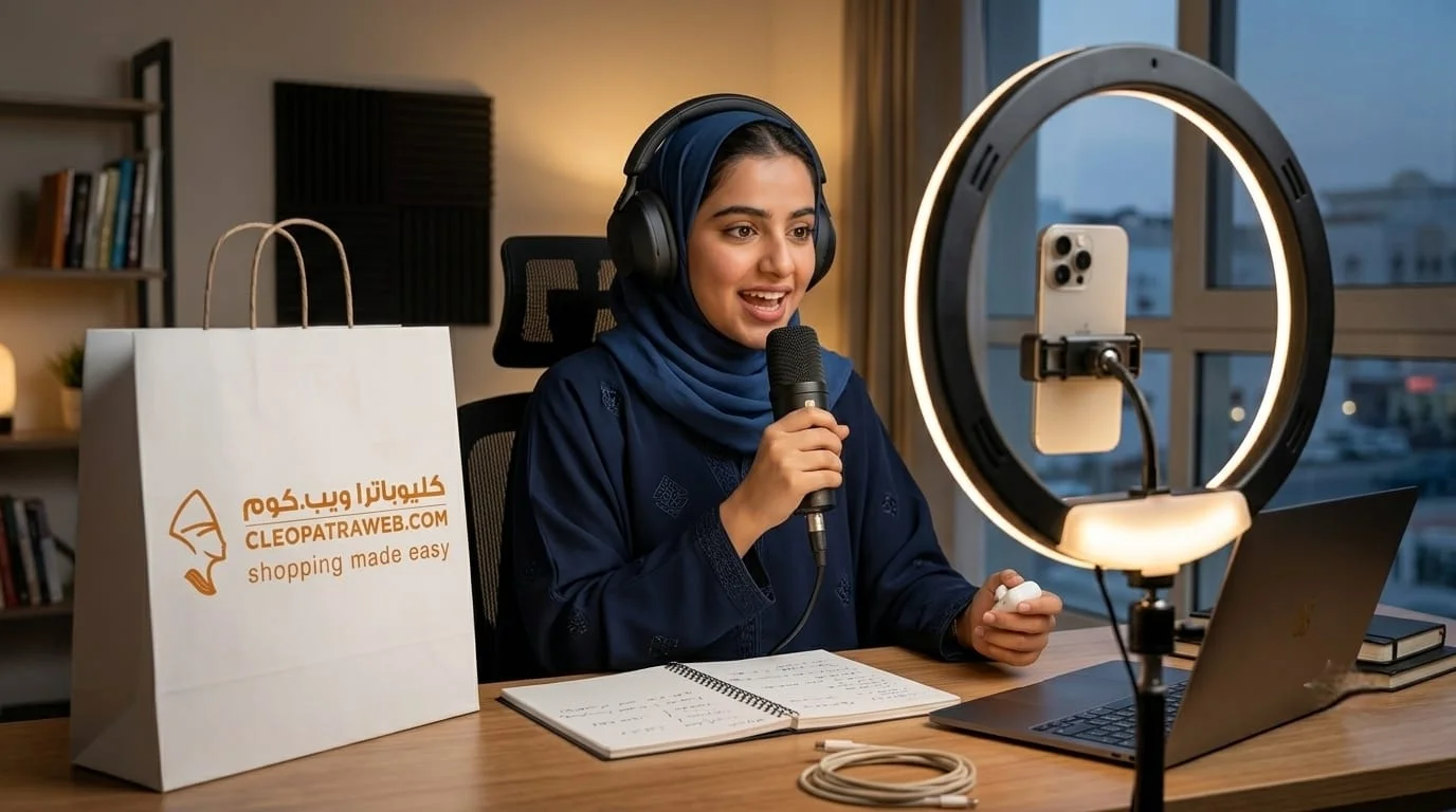 معدات صناعة المحتوى من كليوباترا عمان | أفضل أجهزة لصناع المحتوى