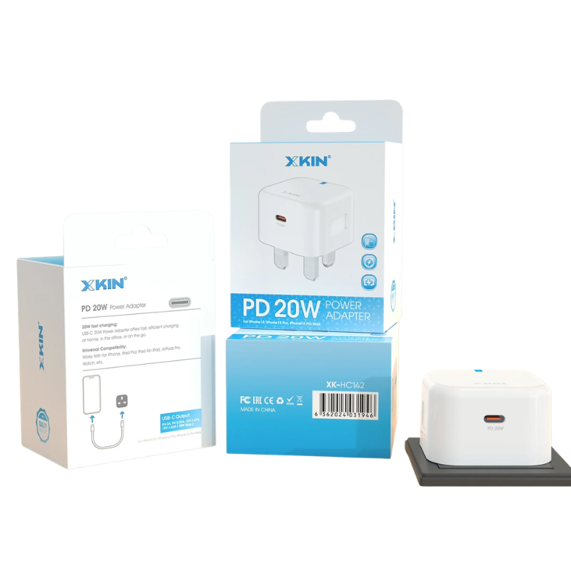 Xkin Charger Xk-hc144 25W USB-C Charger with Cable Fast PD Wall Adapter