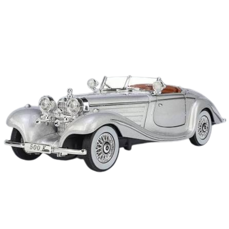 Cleo-TY Metal Car Mercedes Benz 500K Size 1.18