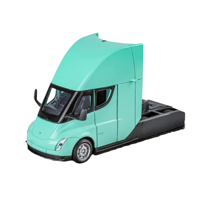 Cleo-TY Metal Car Tesla Semi Truck Head Size 1.24 - Image 2
