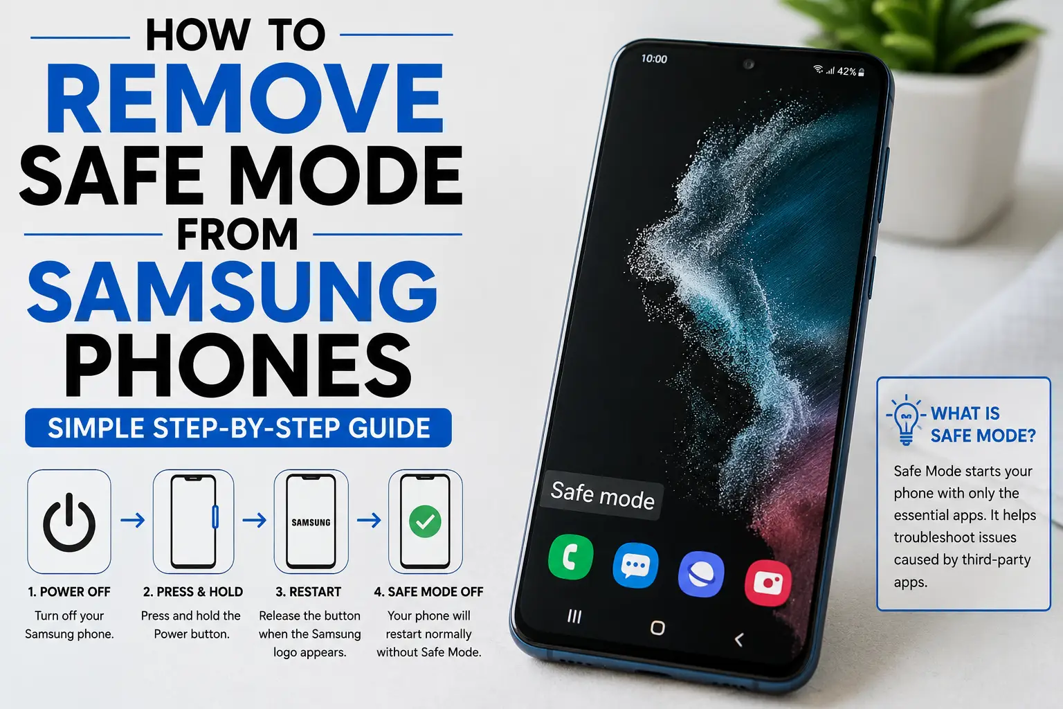 How to Remove Safe Mode from Samsung Phones
