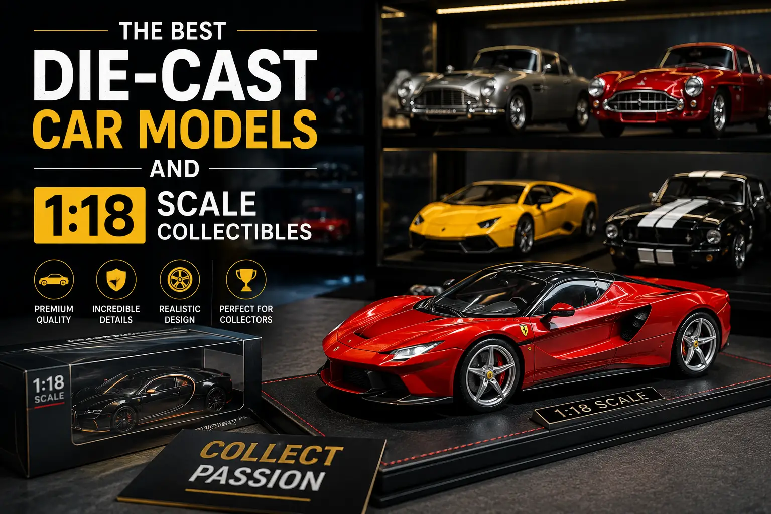 The Best Die-Cast Car Models and 1:18 Scale Collectibles