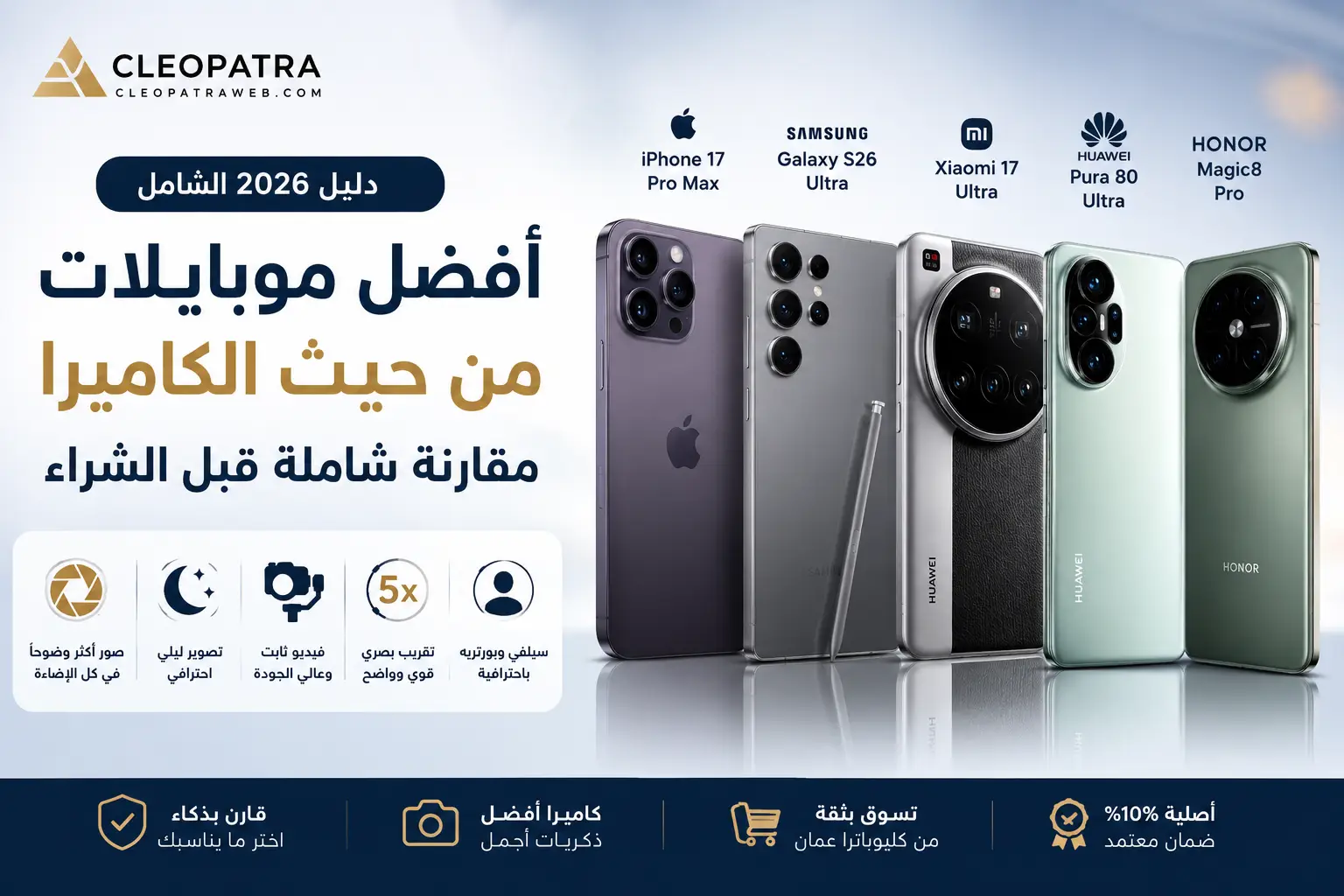 افضل موبايلات من حيث الكاميرا