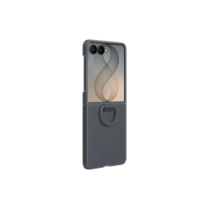 Samsung Galaxy Z Flip 8 Silicone Ring Magnet Case Graphite