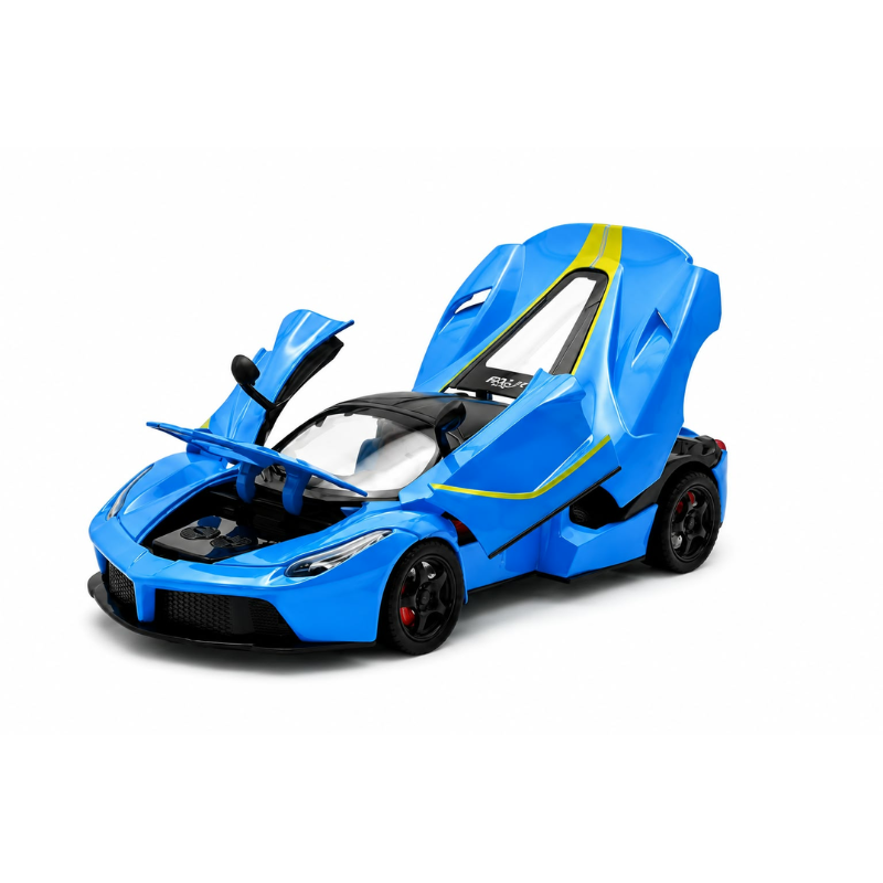 Cleo-TY Metal Car Ferrari hypercar 1050A Size 1.24 - Image 3