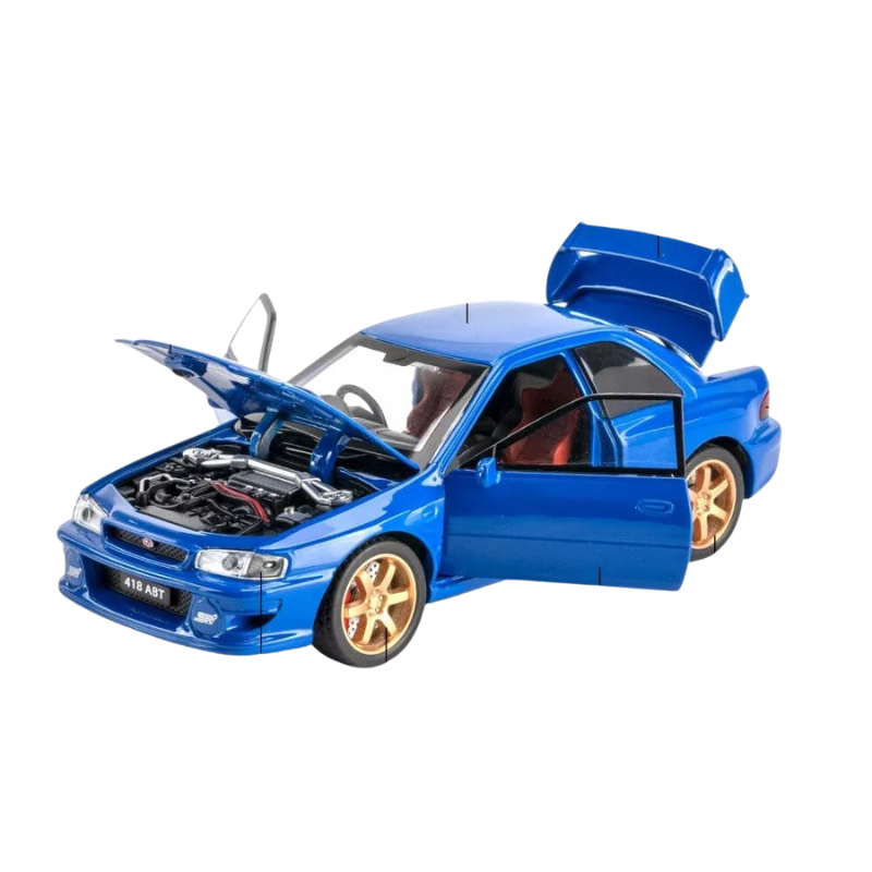 سيارة معدنية من كليو-تي واي، سوبارو إمبريزا WRX STI، مقاس 1.24 - الصورة 3