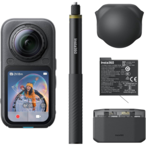 Insta 360 X6 8K 360 Action Camera Essentials Bundle