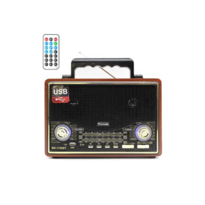 راديو محمول Kemei طراز M-1706BT (يدعم نطاقات AM/FM/SW1/SW2)
