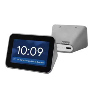 Lenovo CD24501 Smart Clock 1st Gen with Bluetooth Speaker Grey