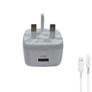 Earldom Charger ES-UK1 USB 15W With Lightning Cable
