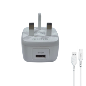 Earldom Charger ES-UK1 USB 15W With Type-C Cable